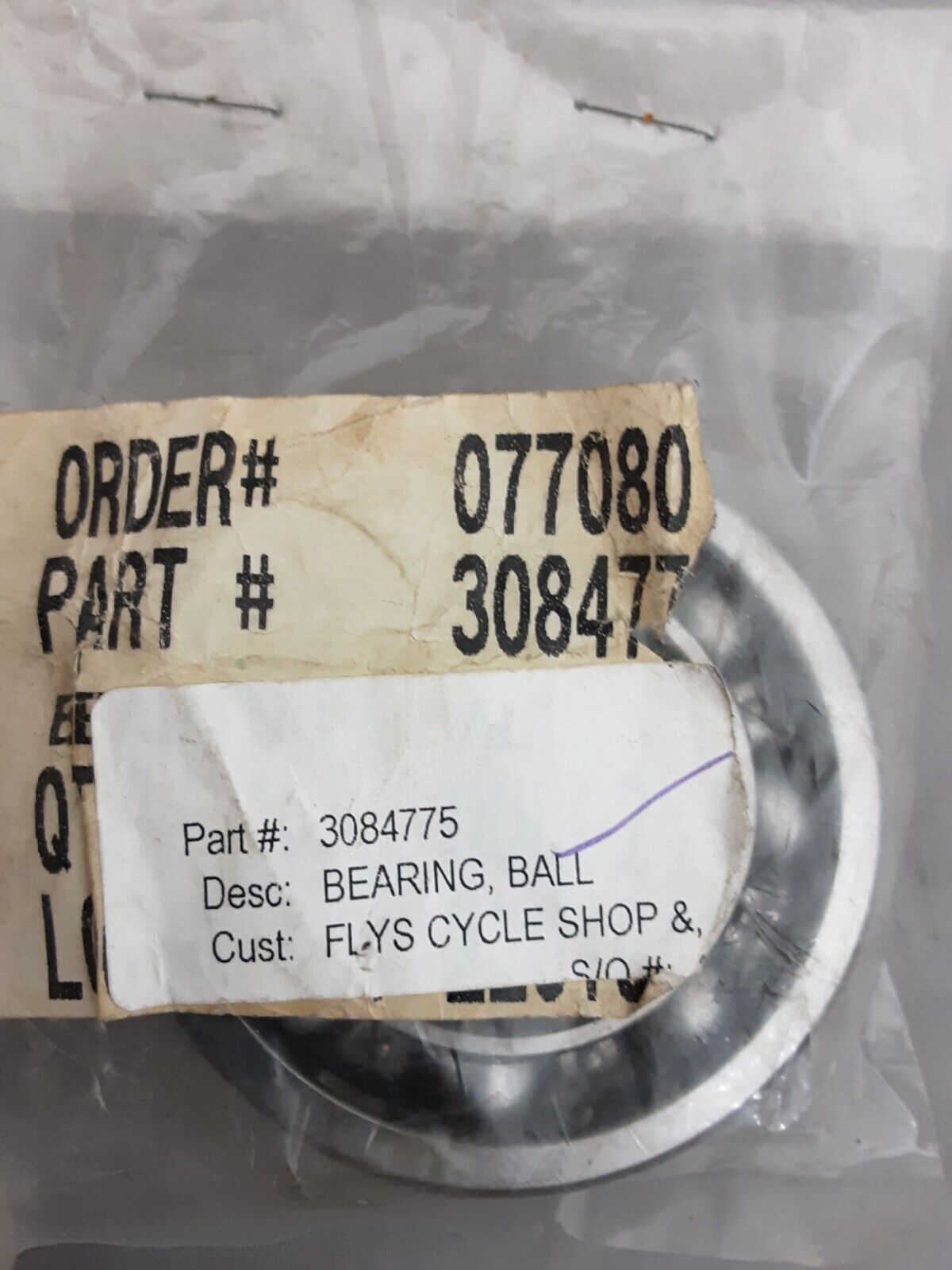 NEW GENUINE POLARIS 3084775 BEARING, BALL Sportsman Big Boss Scrambler Xplorer