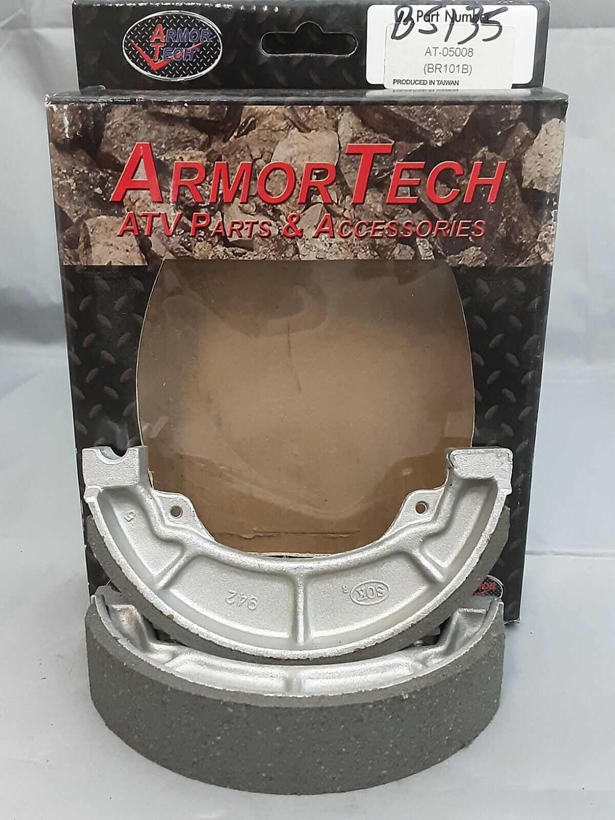 NEW ARMOR TECH AT-05008 BR101B HONDA BRAKE SHOE ATC90 TRX90 ATC110 ATC125