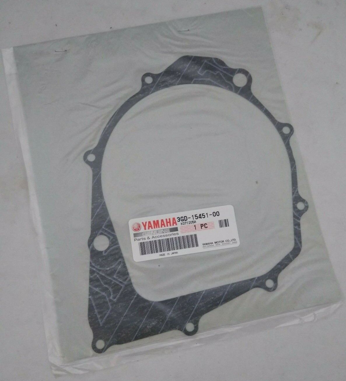 NEW Yamaha 3GD-15451-00 Crank Case Cover Gasket