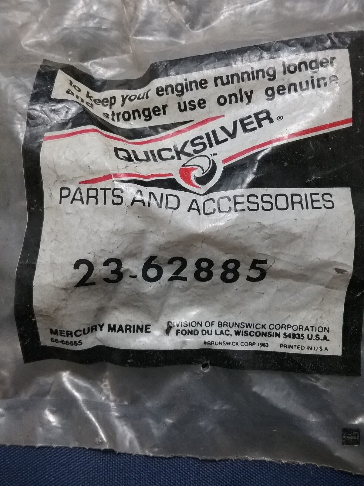 NEW QUICKSILVER 23-62885 QTY2 SPACER (POWER TRIM) MERCURY OUTBOARD 35 45HP
