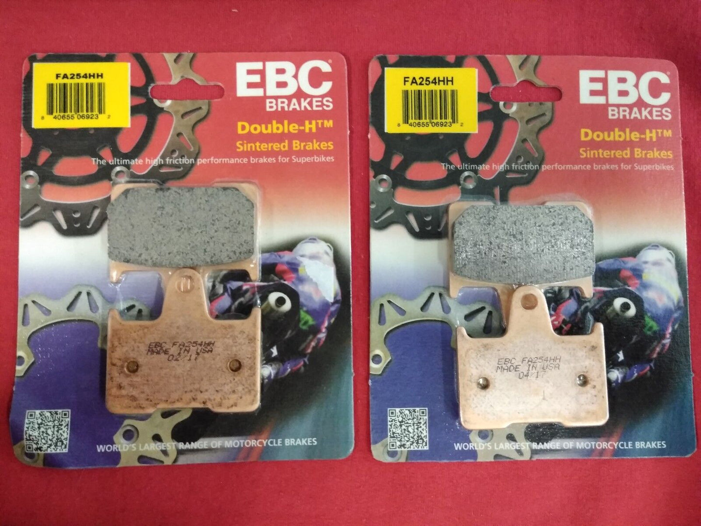 NEW EBC HH Rear Brake Pads 08 09 10 11 12 13 14 15 16 Kawasaki Concours FA254HH