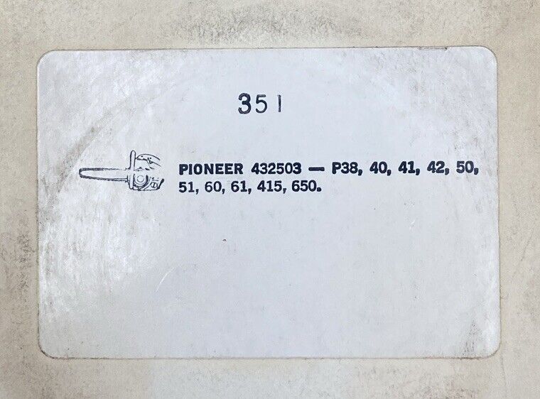 NEW GENUINE TOTAL 351 REWIND STARTER SPRING PIONEER