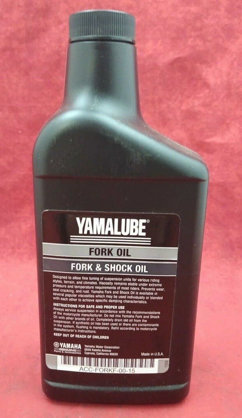 NEW Yamalube Fork Oil Fork & Shock Oil SAE 15 1Pt. ACC-FORKF-00-15