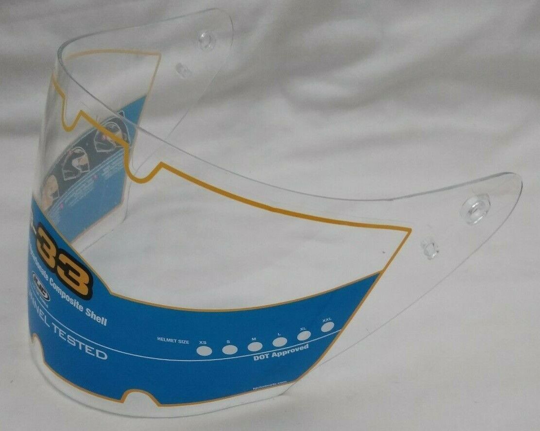 New HJC Face Shield Visor / Anti-Scratch / Clear / HJ-17J / HHJ17G1J02200