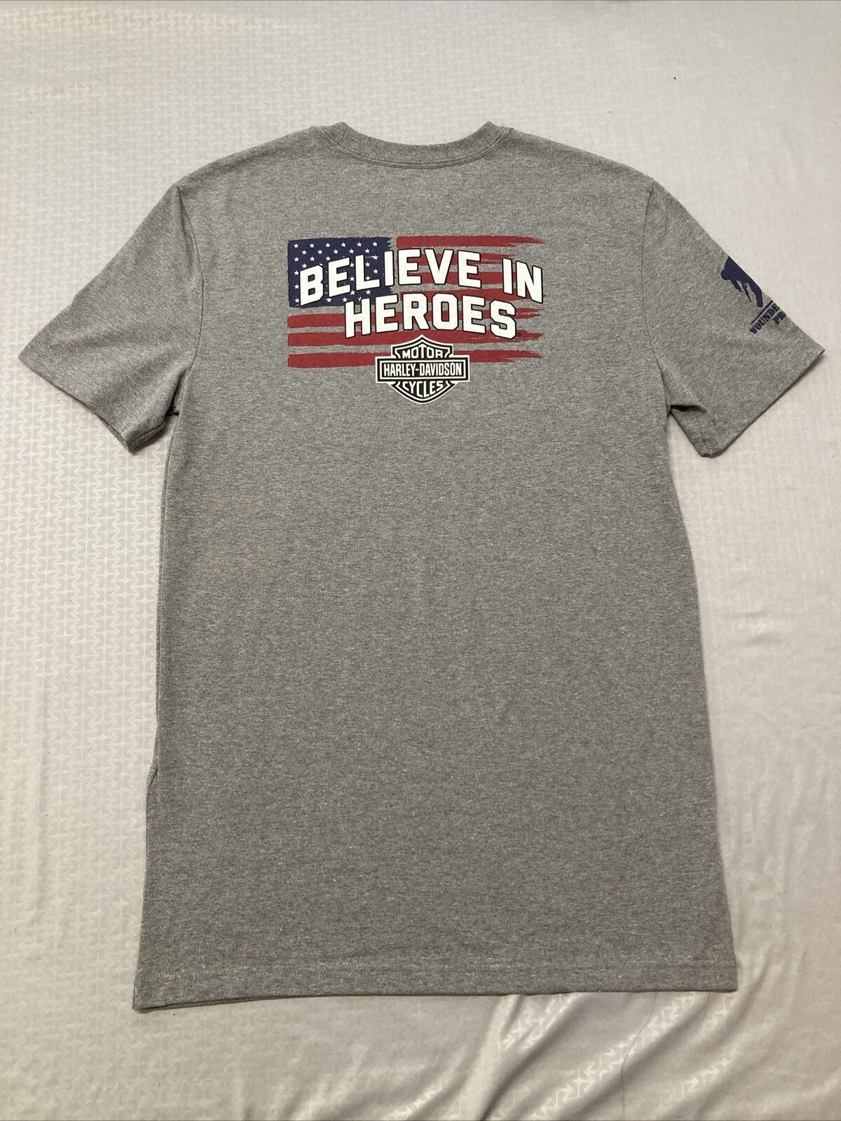 NEW HARLEY DAVIDSON 96356-22VM MEN'S WWP INDEPENDENCE TEE, GRAY XXXL