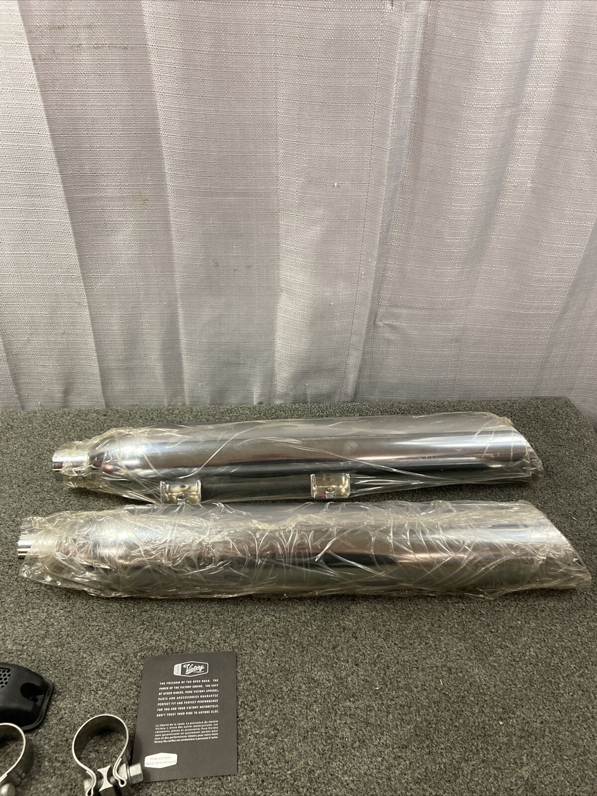 NEW GENUINE VICTORY 2875299 EXHAUST KIT, Stage 1 Slash Cut, CHROME, HAMMER 2005