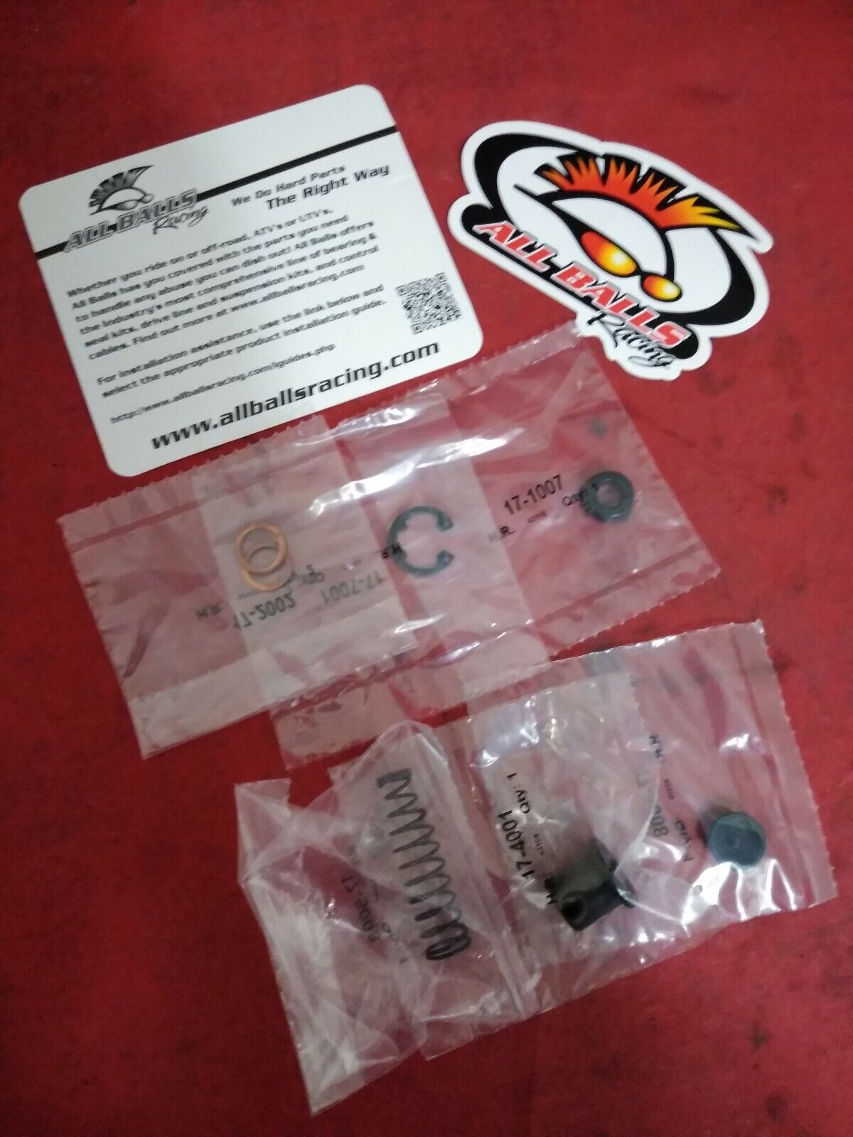 NEW All Balls Front Master Cylinder Rebuild Kit / 21-81012 / WCN10-01I