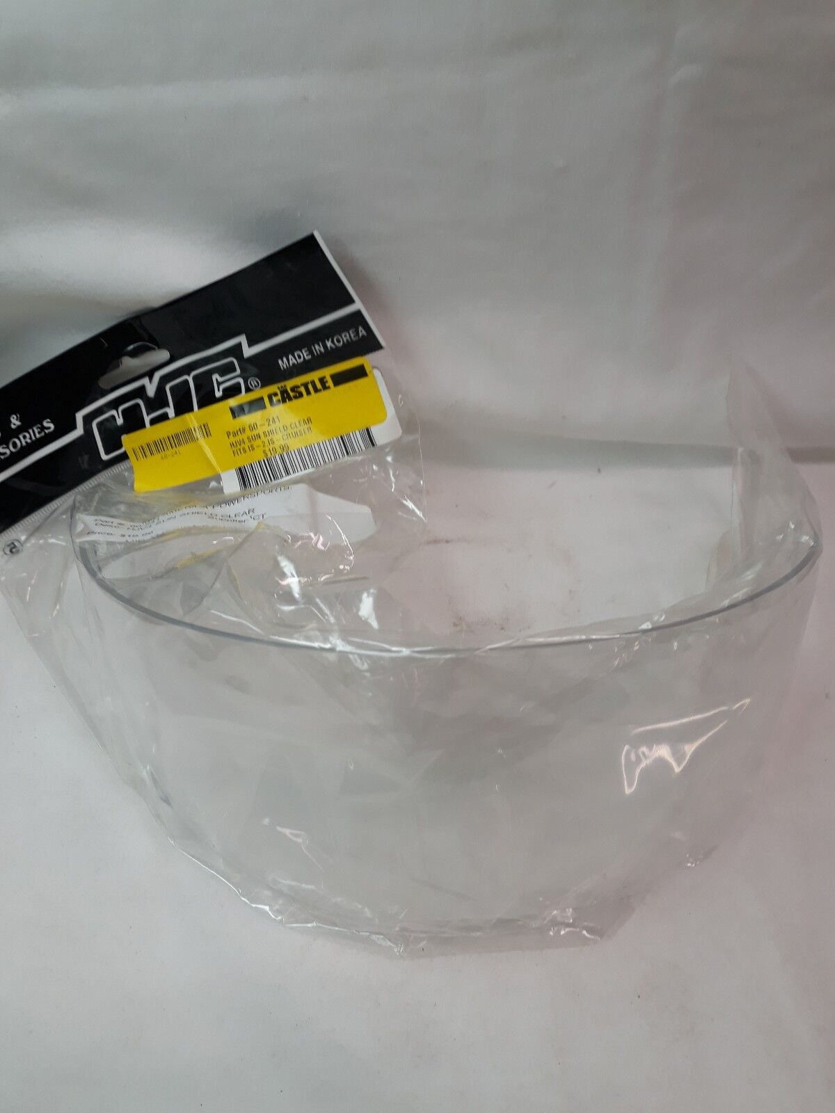 NEW HJC Motorcycle Helmet Sun Face Shield Clear Part# 60-241