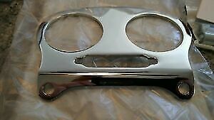 New Harley Davidson CHROME DUAL 2" Gauge Bracket Kit / 67435-04 / Chrome
