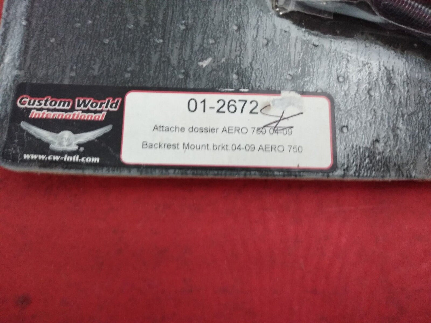NEW Honda Aero 750 Passenger Backrest Mounting Hardware Set, 04-11 (01-2672)