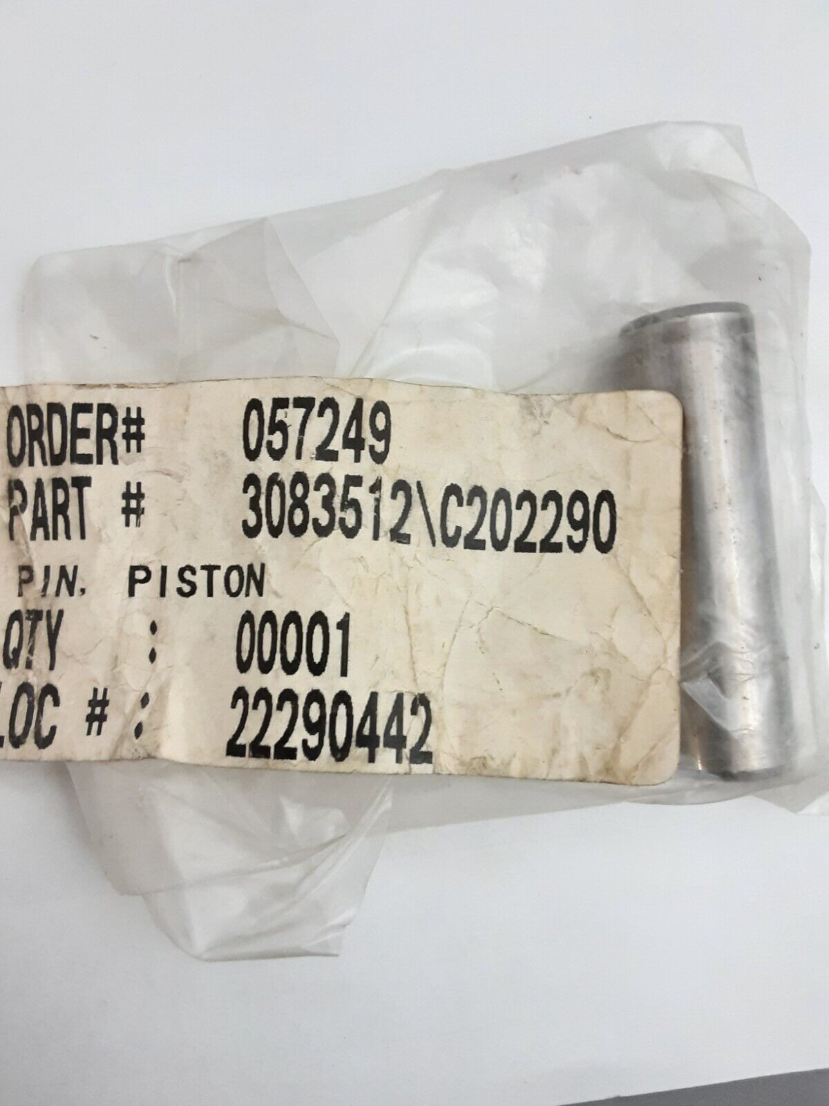 NEW GENUINE POLARIS 3083512 PIN, PISTON Scrambler Trail Boss Cyclone 1985-87
