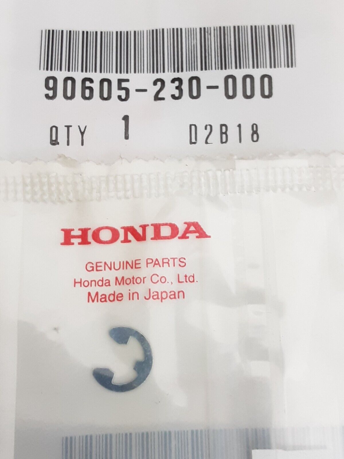 NEW GENUINE HONDA 90605-230-000 QTY 2 CIRCLIP ATC110 ATC70 ATC185 ATC200 ATC125