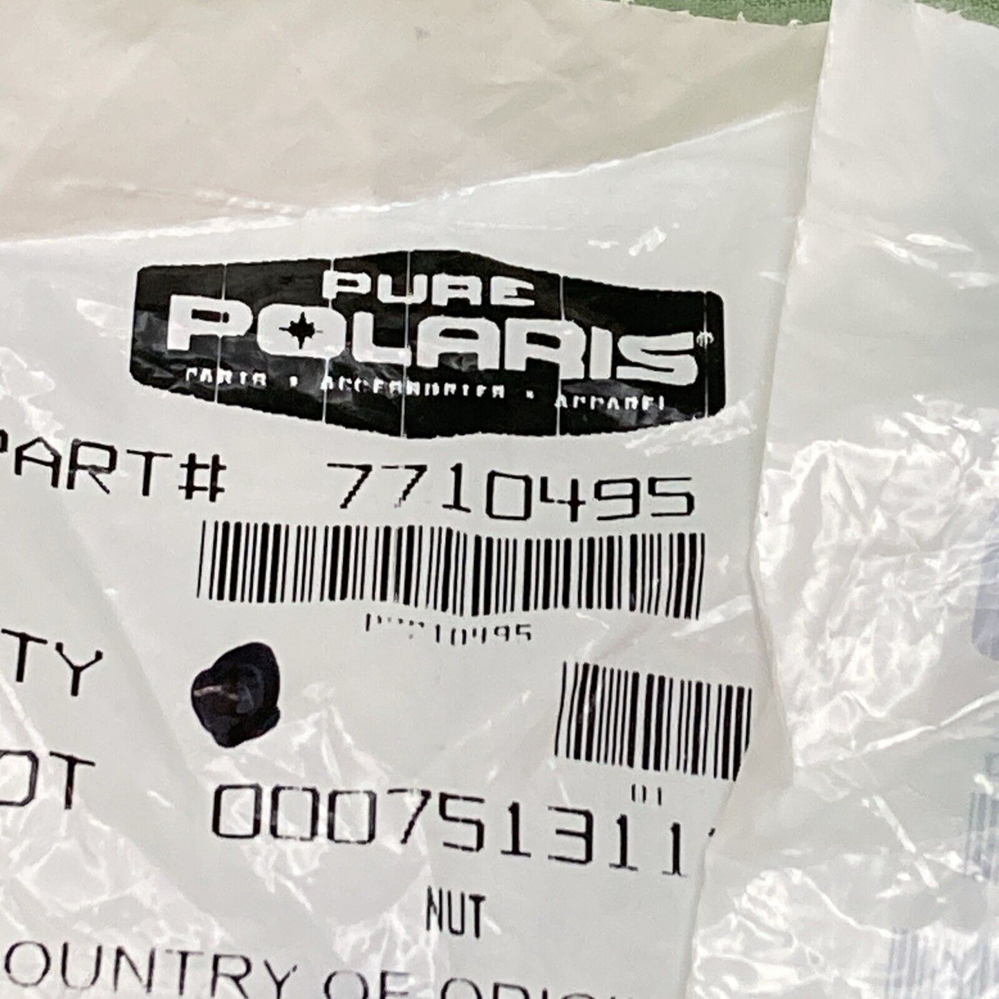 QTY 3 NEW GENUINE POLARIS 7710495 HOOD & FENDER NUT
