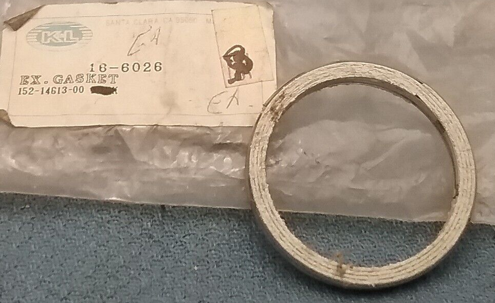 NEW K&L 16-6026 QTY2 GASKET, EXHAUST PIPE Tri-Moto YT125 Blaster YFS200 RT1