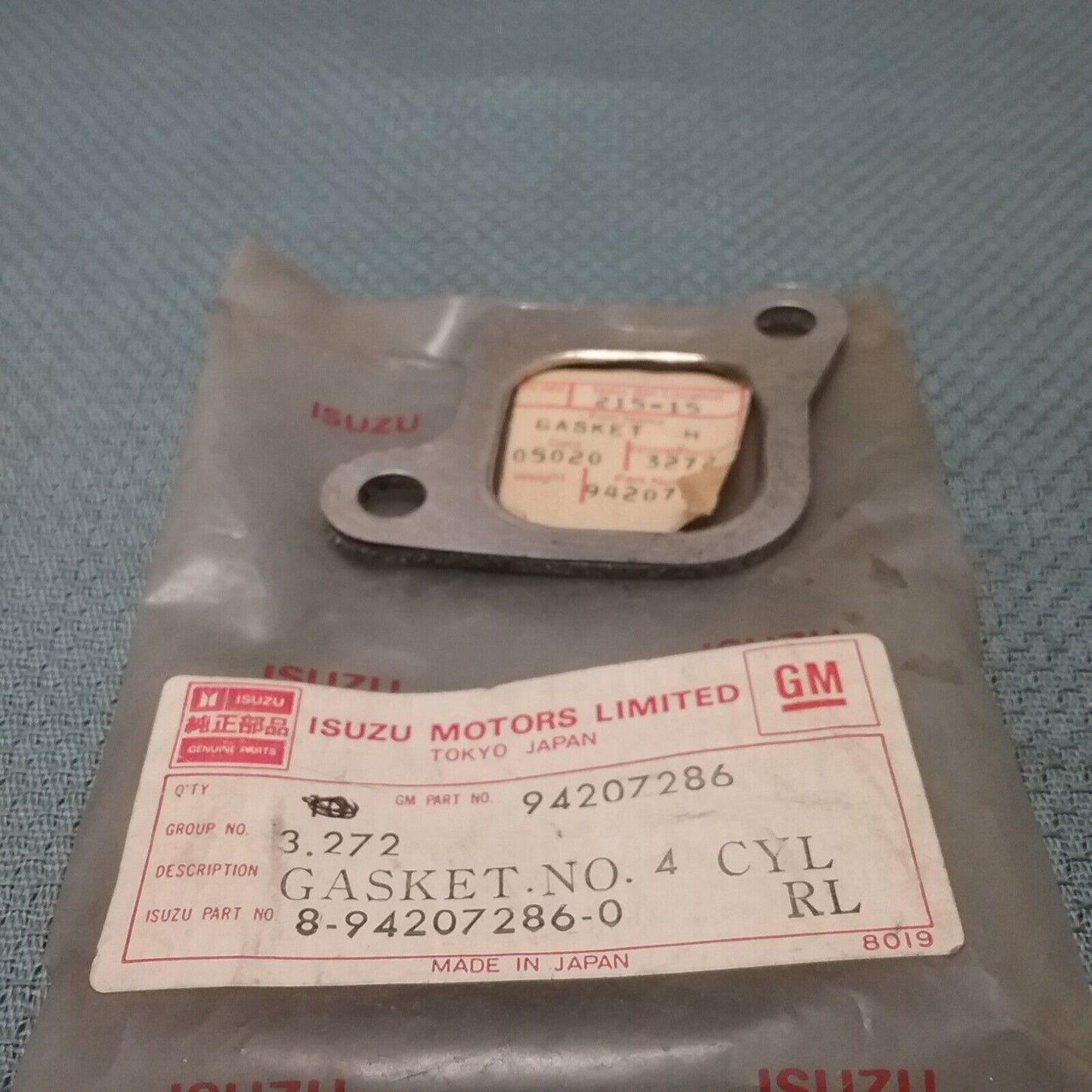 NEW ISUZU 8-94207286-0 GASKET NO. 4, EXHAUST MANIFOLD GM 94207286