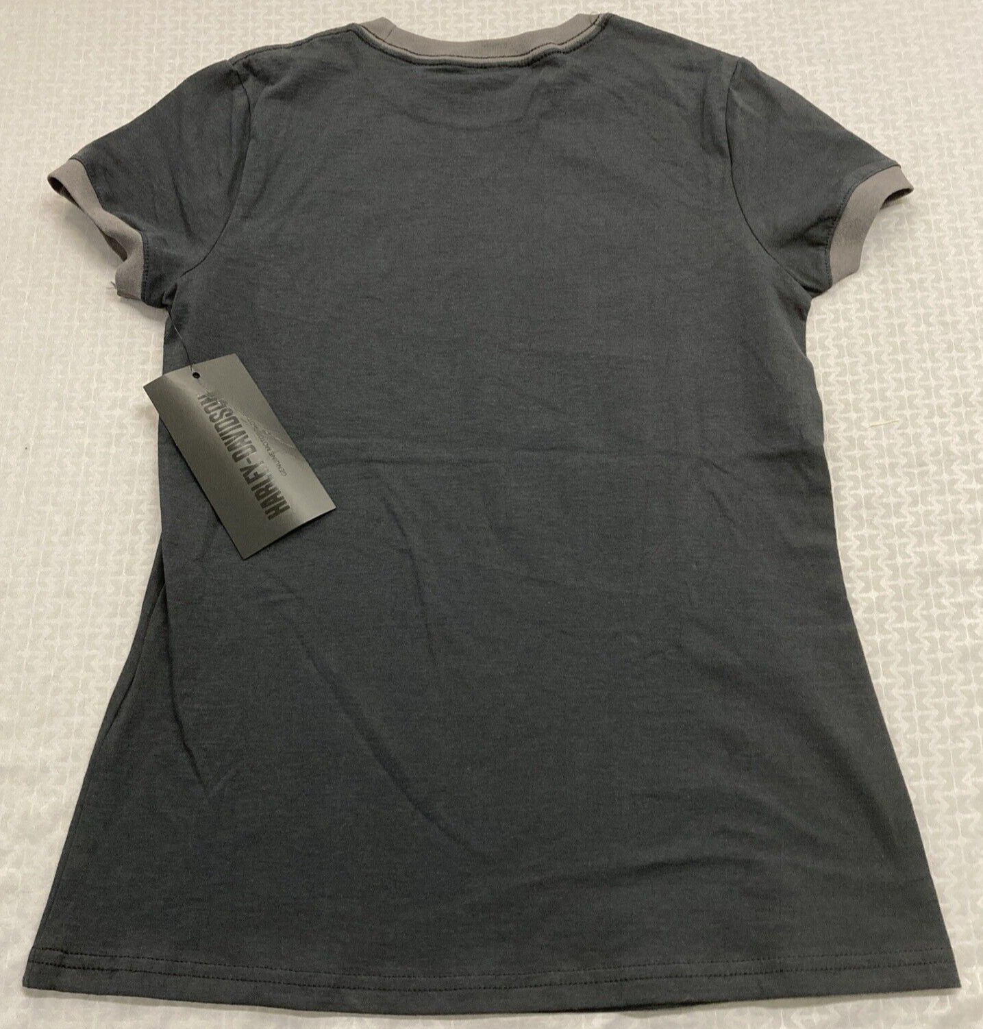 NEW GENUINE HARLEY DAVIDSON 96228-23VW WOMEN'S SMALL TEE KNIT BLACK Bar & Shield