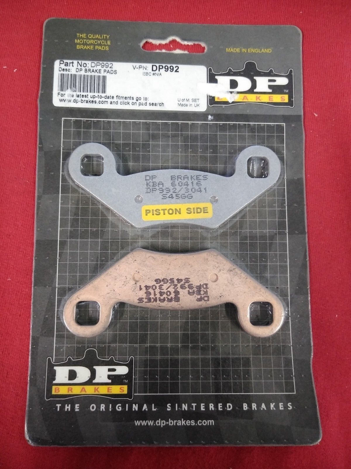 NEW DP Motorcycle Sintered Brake Pad DP992