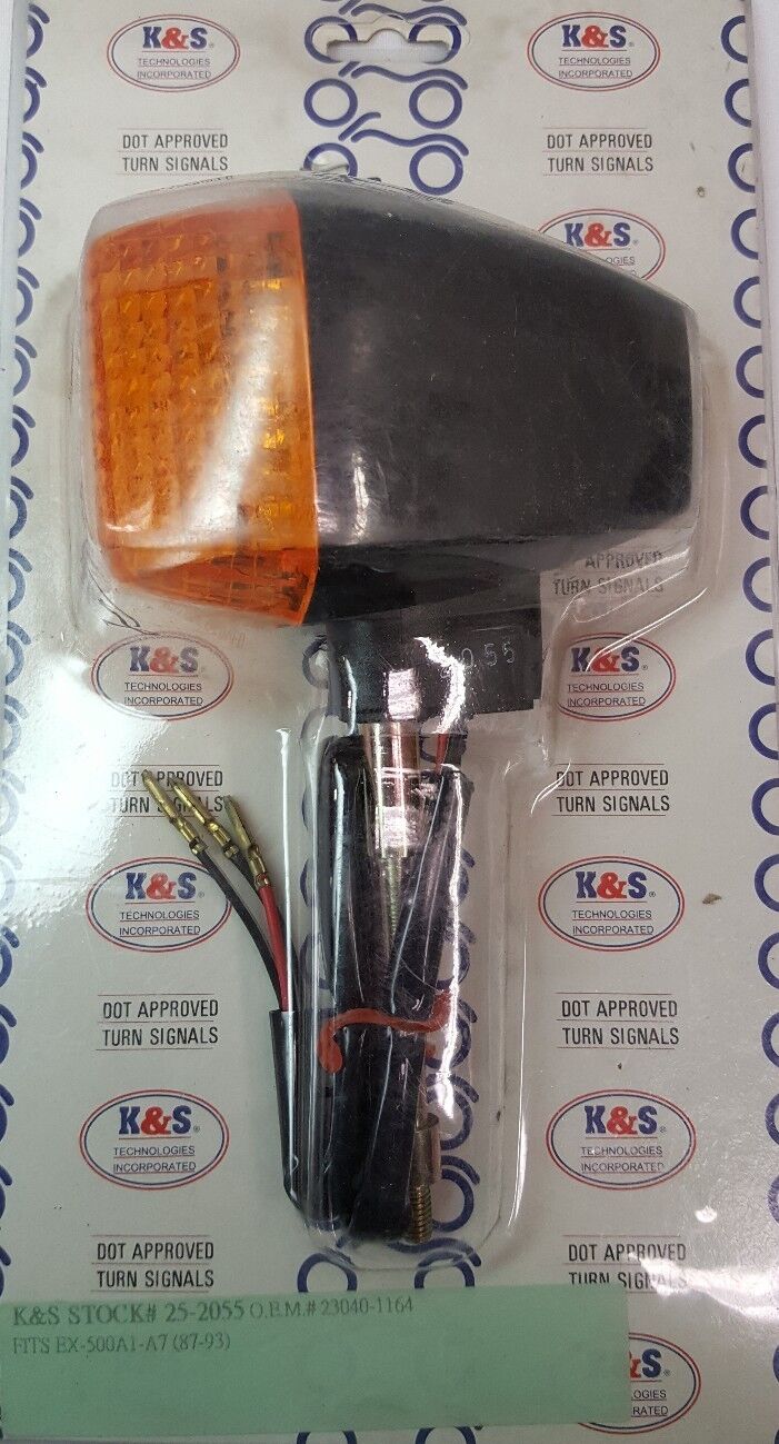 NEW K&S 23040-1164 KAWASAKI LAMP-SIGNAL, FR EX500