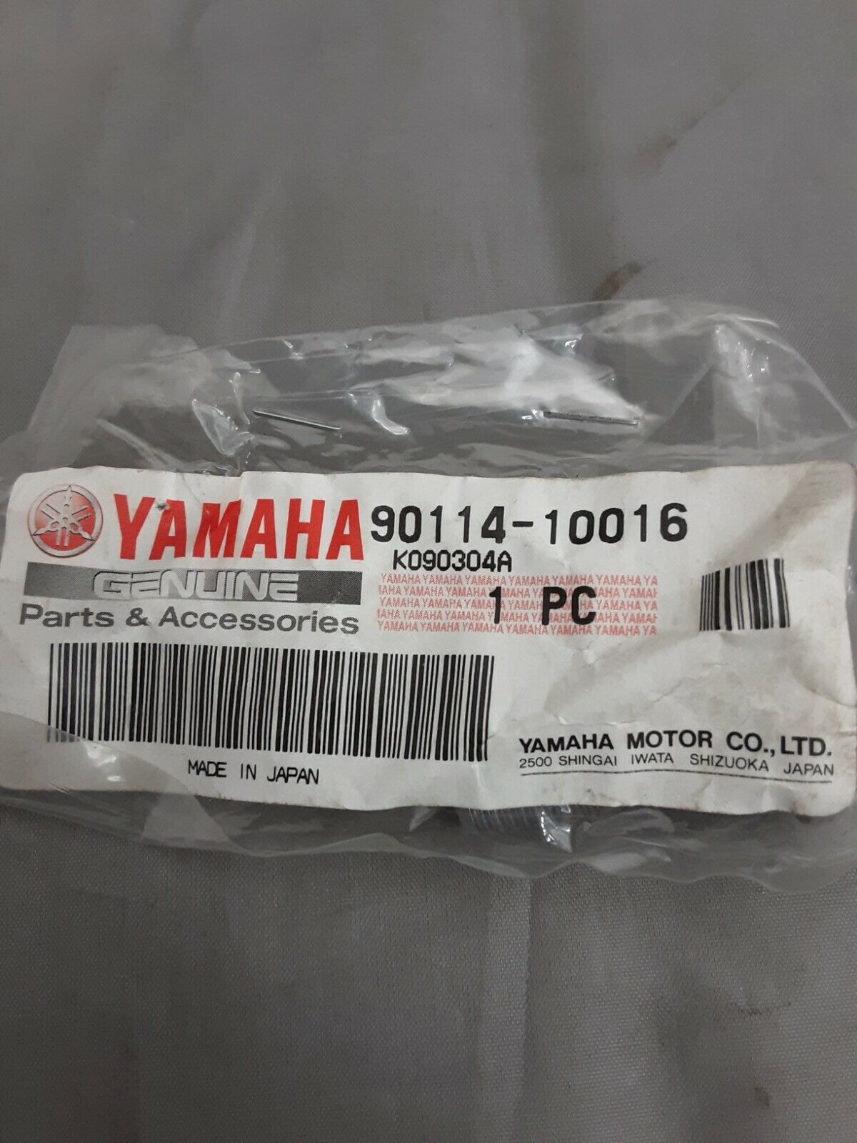 NEW GENUINE YAMAHA 90114-10016 BOLT, SERRATION Big Bear 2WD YFM350