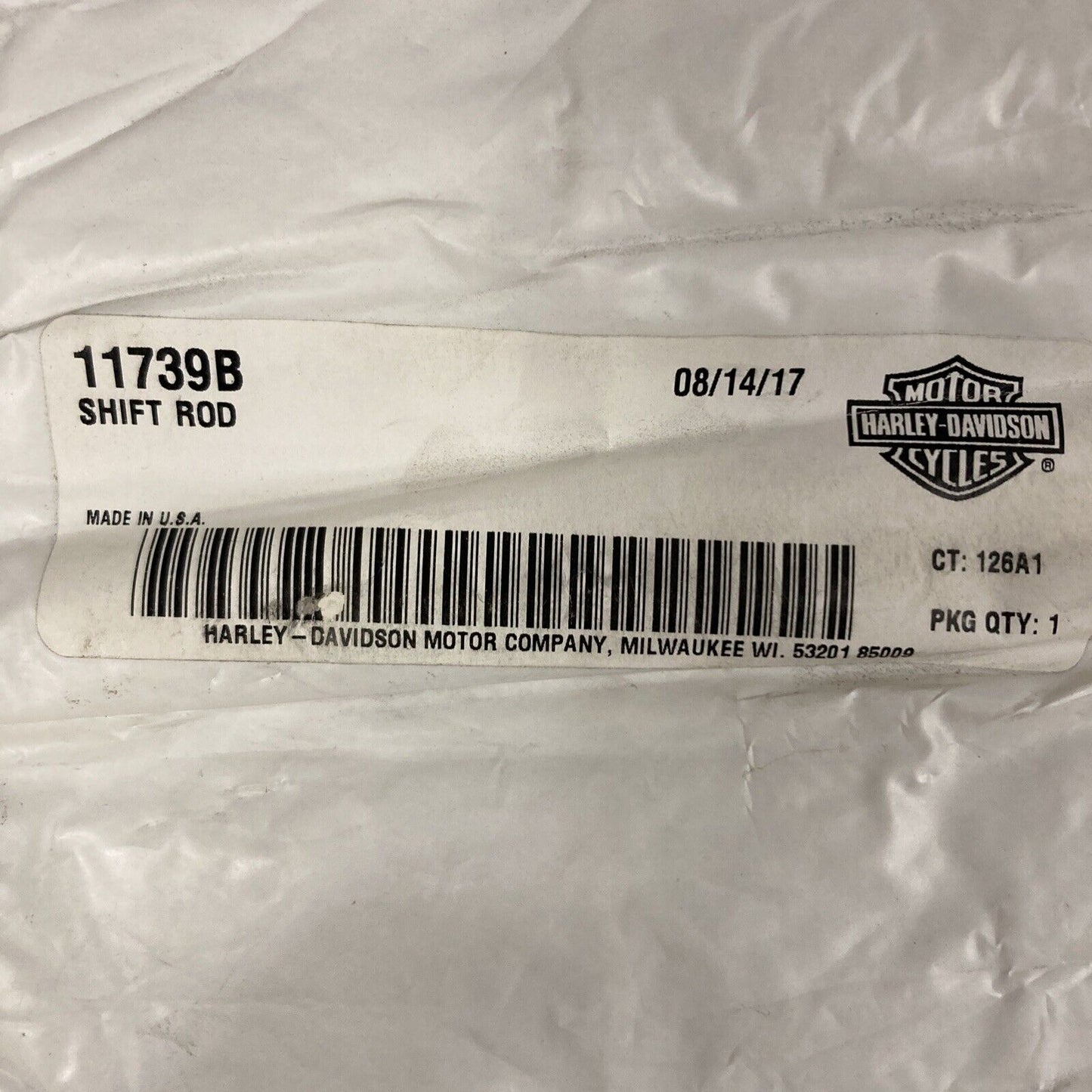 NEW GENUINE HARLEY DAVIDSON 11739B Shift Rod