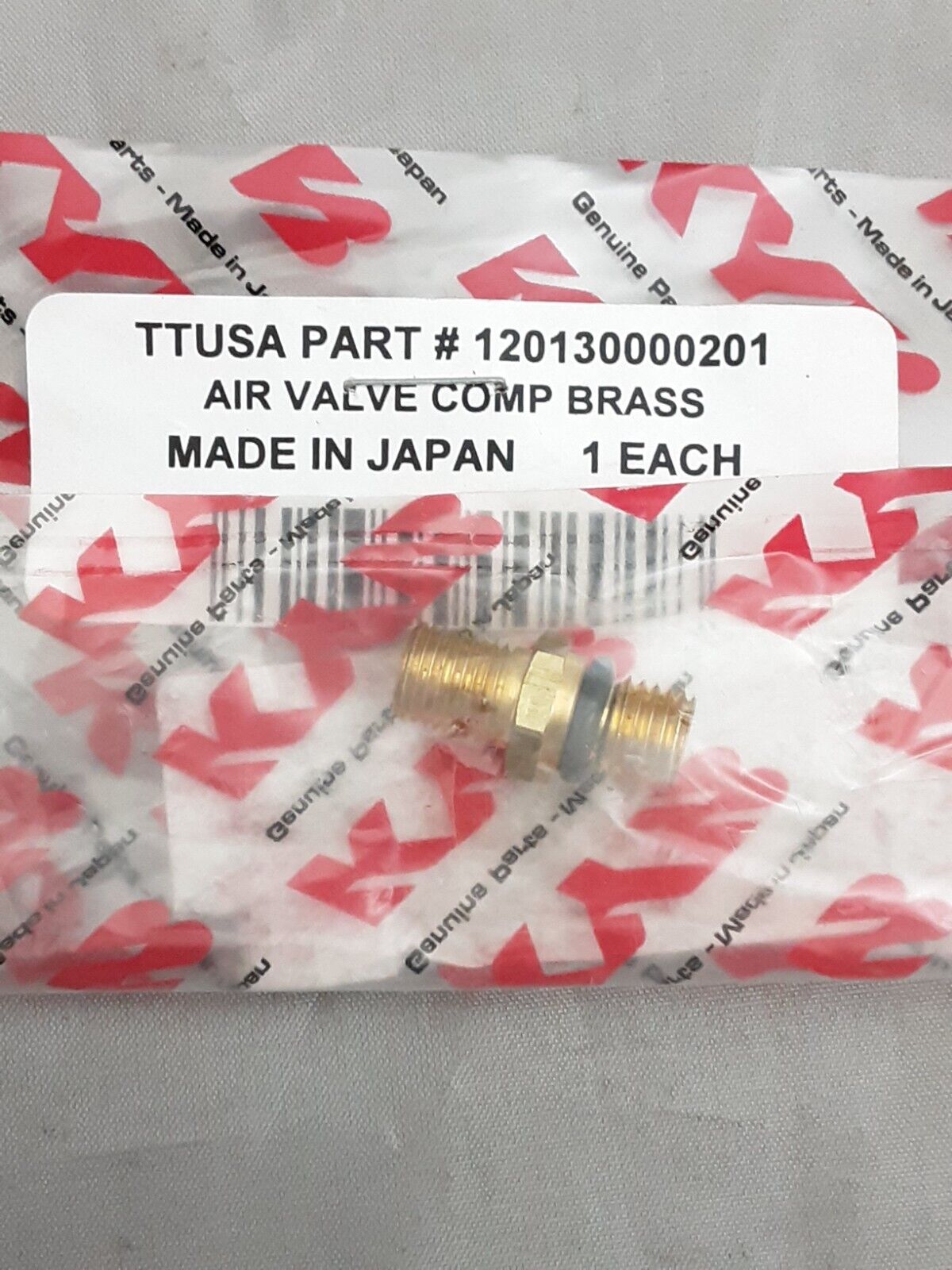 NEW KYB 120130000201 AIR VALVE COMP. BRASS