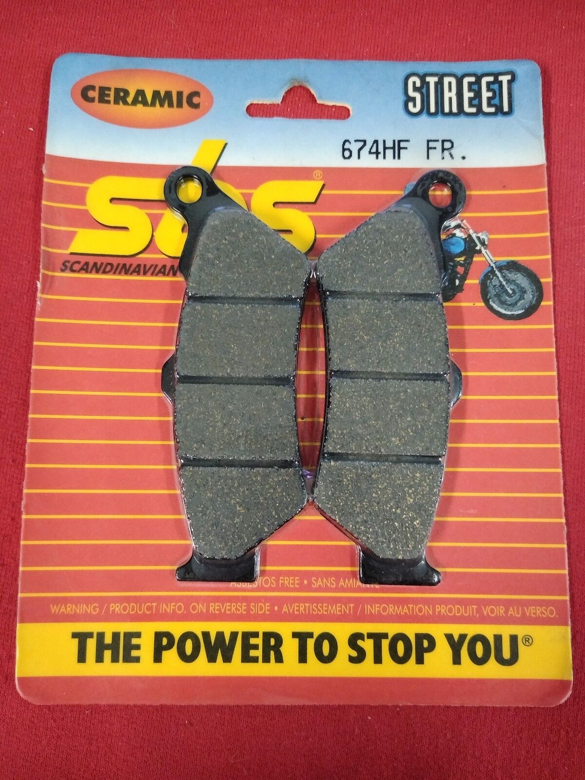 NEW SBS Street Ceramic Brakes 674HF Front