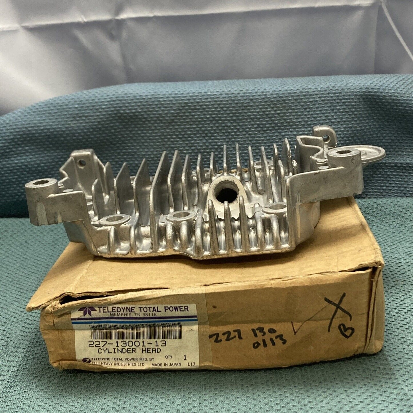 NEW GENUINE TELEDYNE TOTAL POWER 227-13001-13/EY2271330103 CYLINDER HEAD