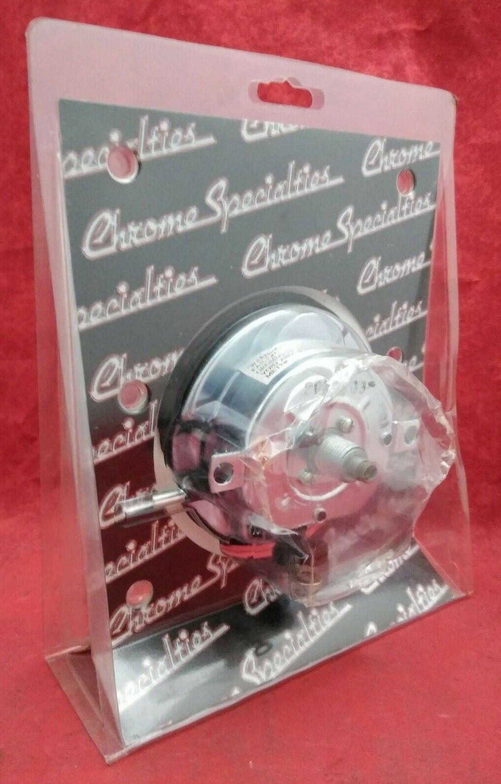 NEW Chrome Specialties 2:1 Aluminum Face Speedometer / 310632