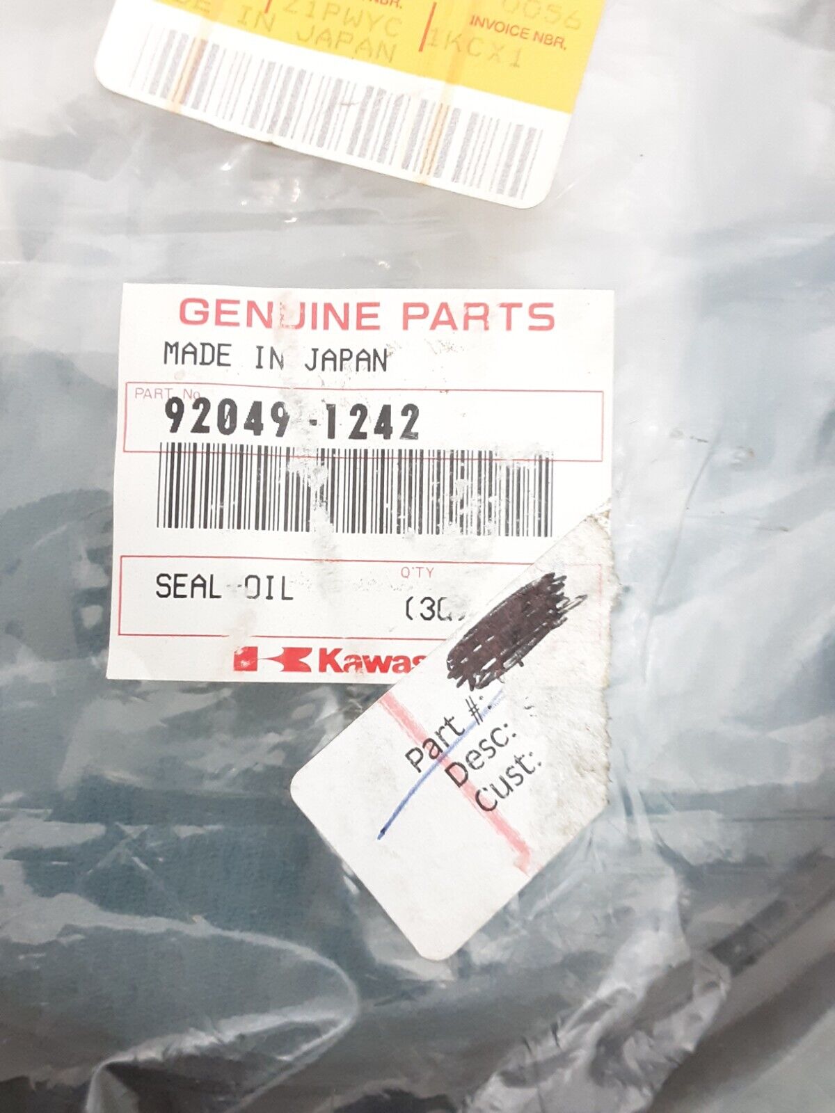 NEW GENUINE KAWASAKI 92049-1242 SEAL-OIL Bayou KLF300 KLF220 1986-2011