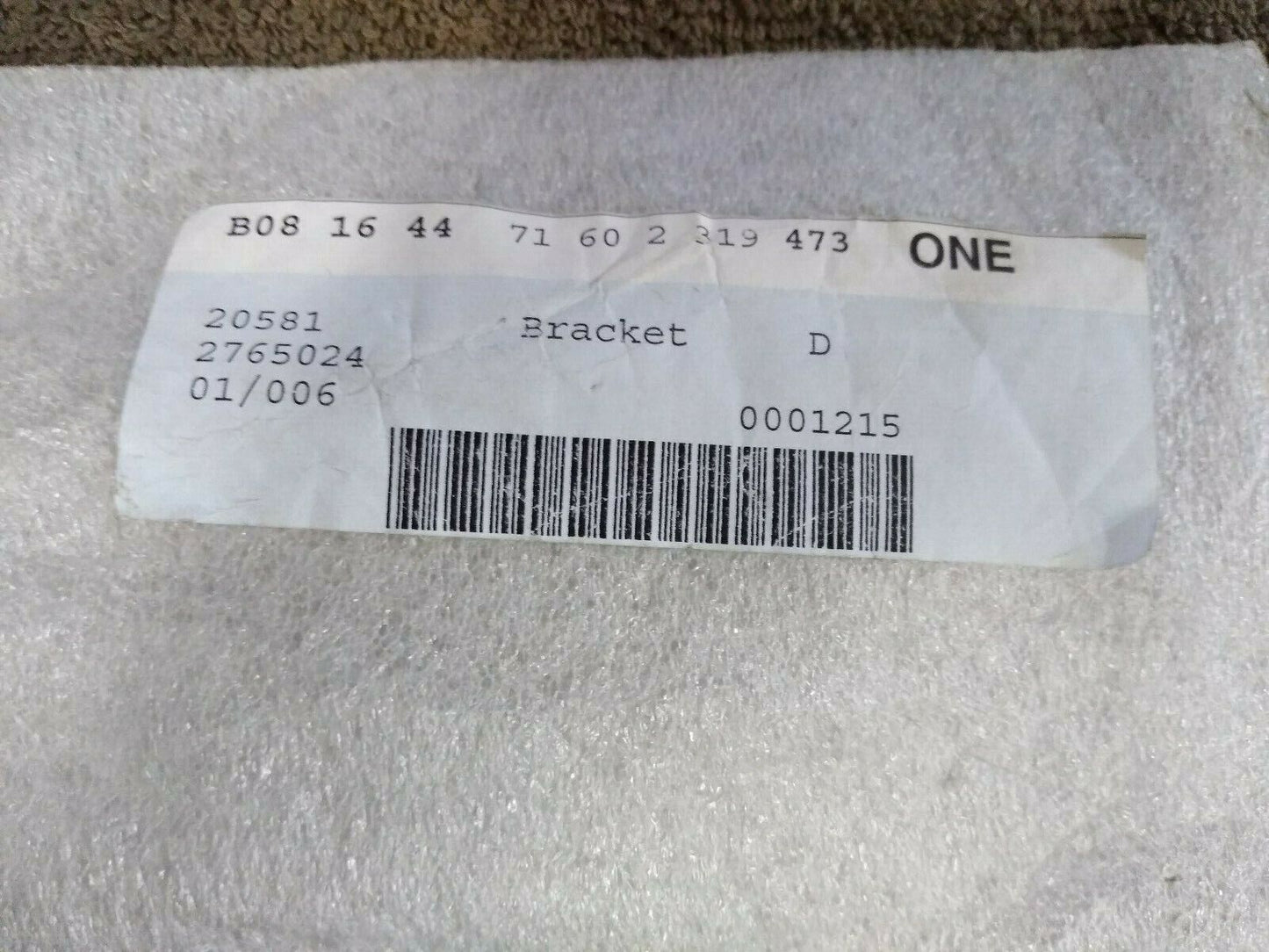 NEW BMW Bracket Upper Left / 71602319473 / R1200C '96-'05