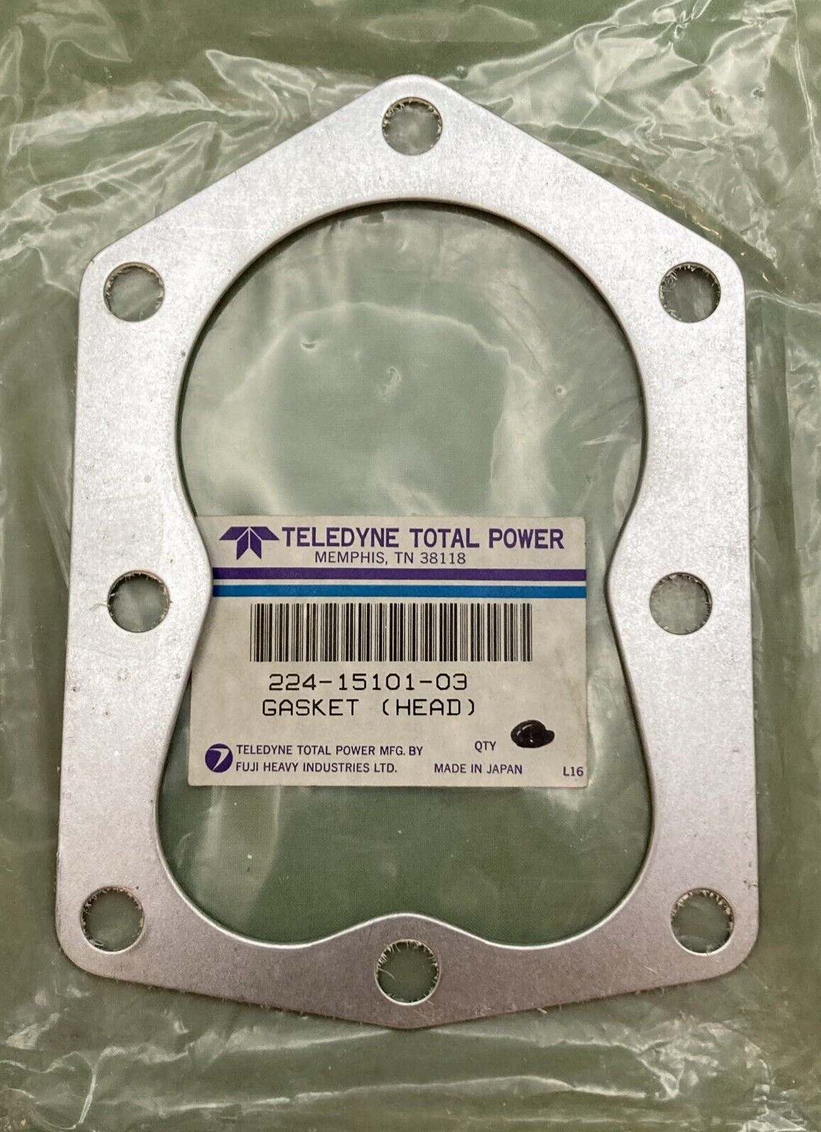 NEW GENUINE TELEDYNE TOTAL POWER 224-15101-03 HEAD GASKET