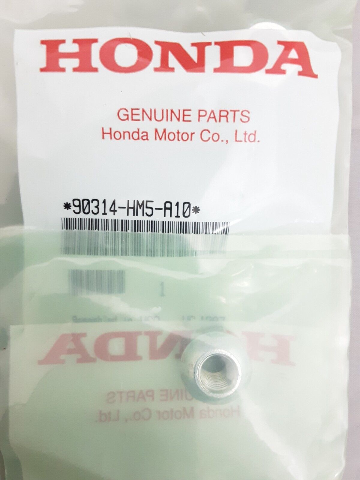 NEW GENUINE HONDA 90314-HM5-A10 QTY 4 NUT, WHEEL FOURTRAX TRX300 TRX400 TRX450