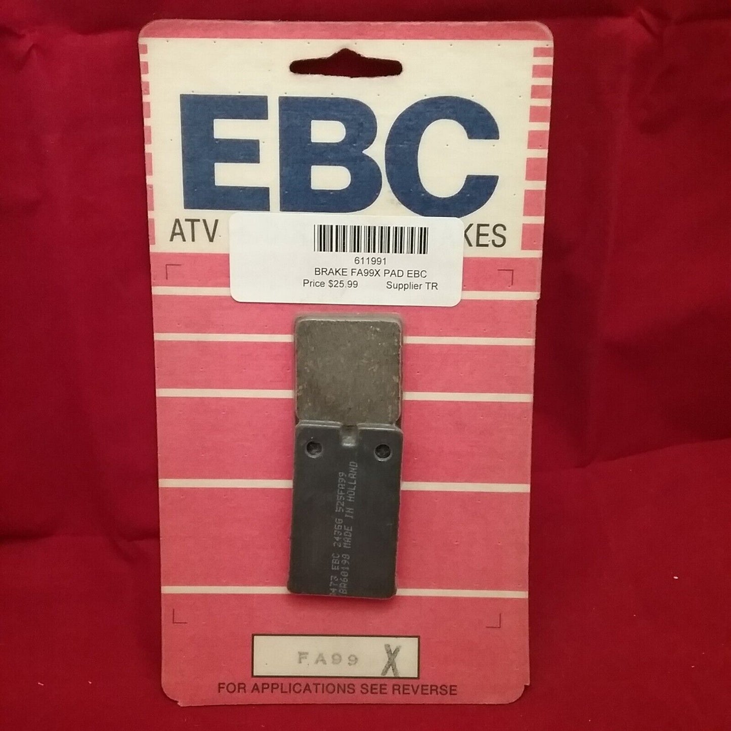 NEW EBC FA99X X Series Carbon Brake Pads