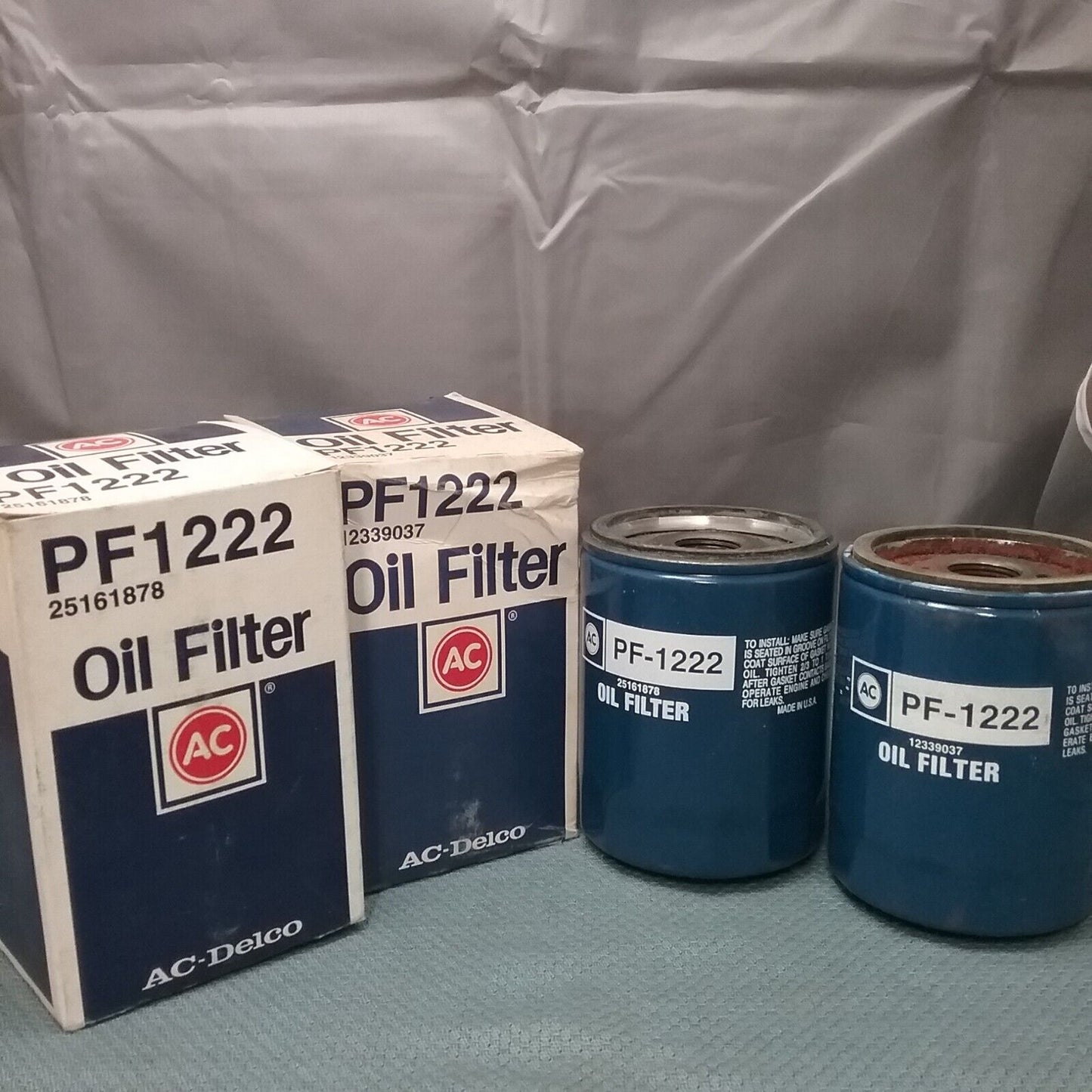 QTY 2 NEW ACDELCO PF1222 OIL FILTER GM 25161878