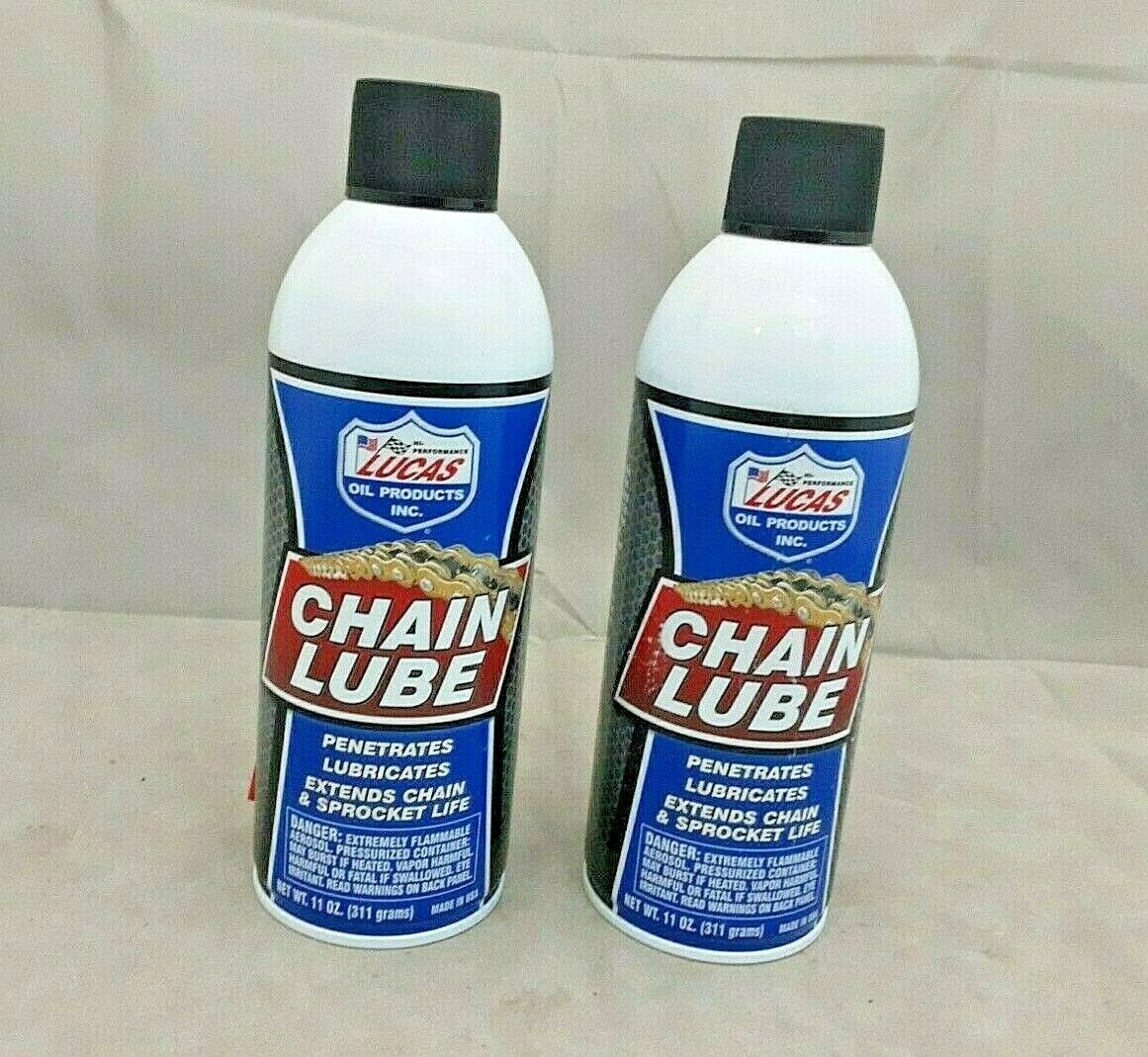 LUCASOIL 10393 Lucas Oil Chain Lube Aerosol 11 Ounce (Qty 2)