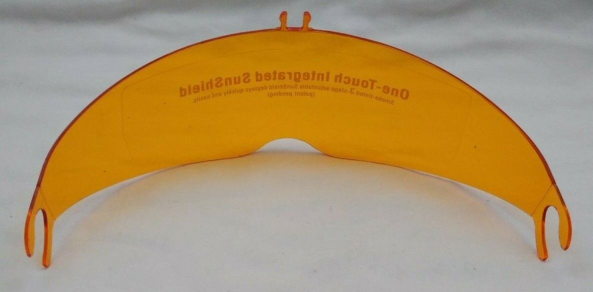 NEW HJC Helmet Sun Visor / Amber / HEA16H7011100 / HJ-V5 / High Definition
