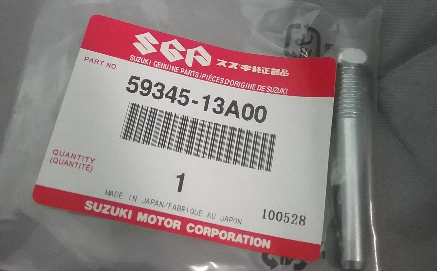 NEW GENUINE SUZUKI 59345-13A00 PIN FRONT CALIPER DR250