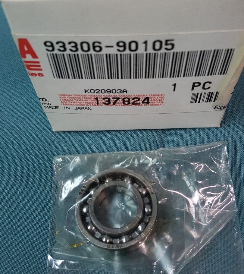 NEW GENUINE YAMAHA 93306-90105 BEARING, WATER PUMP TZ125 TZ250 YZ250 WR250
