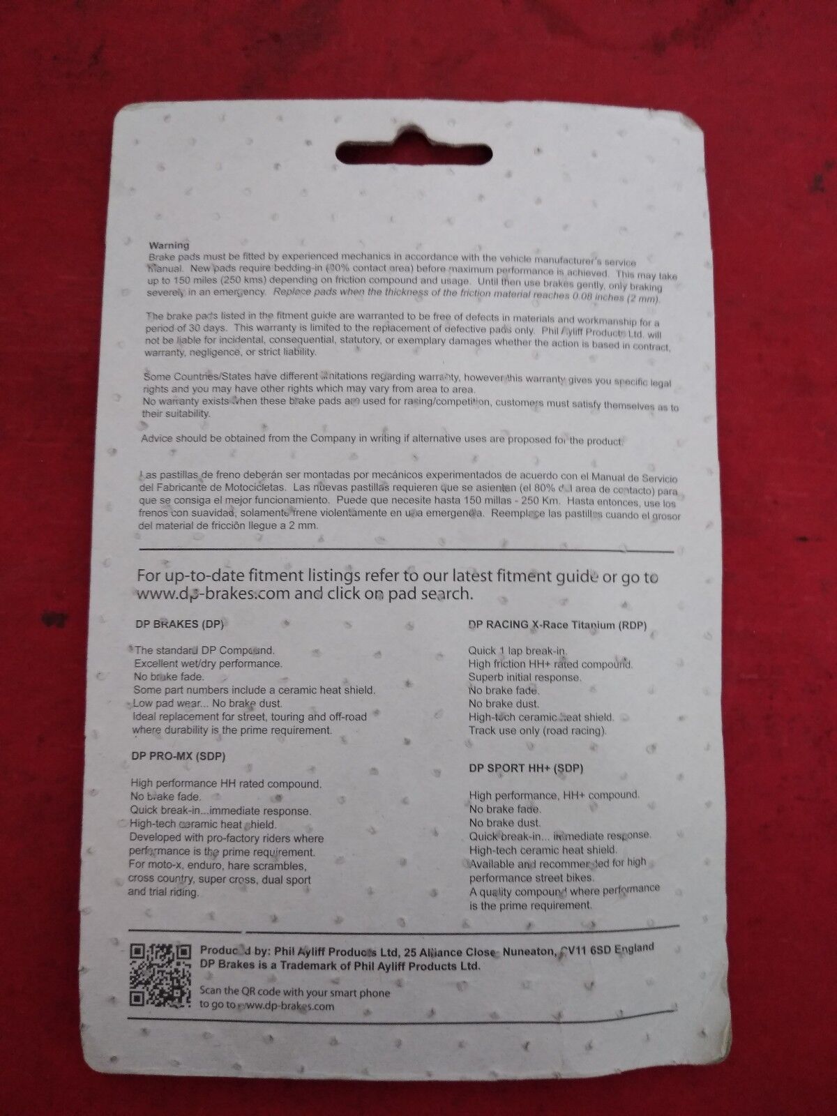 NEW Motorcycle Brake Pads DP126 Honda Goldwing