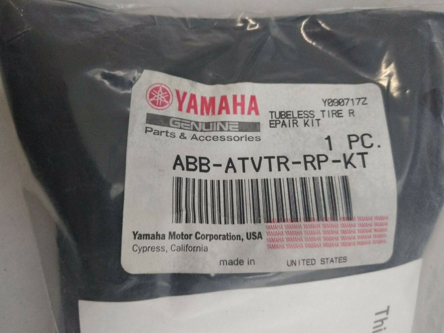 NEW Yamaha Tubeless Tire Repair Kit / ABB-ATVTR-RP-KT
