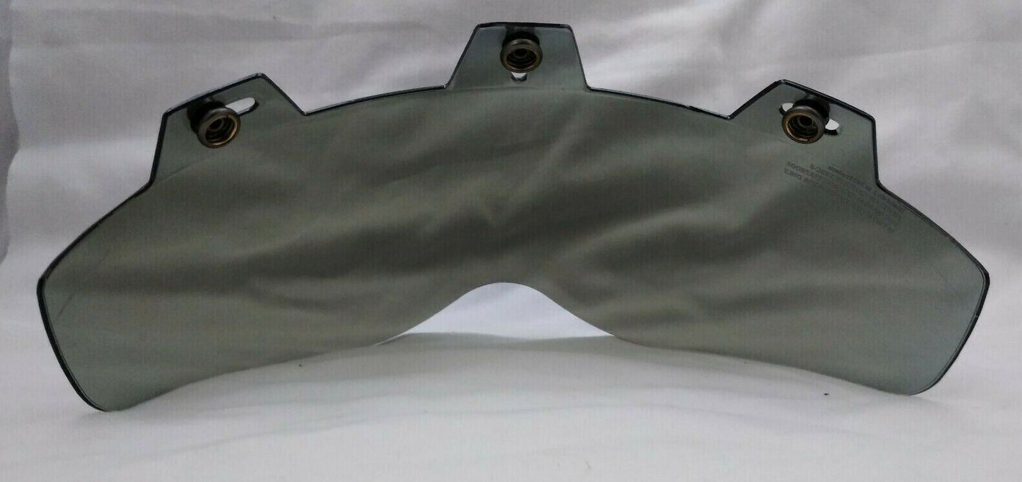 New ECHO Universal 3 Snap Shorty Shield / Visor / Blue Mirror / 02-312