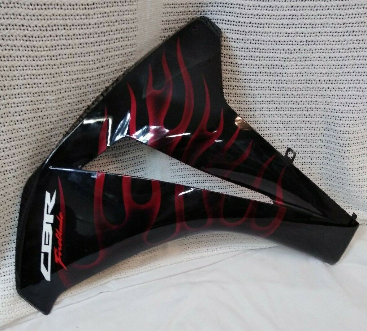 NEW HONDA LH Side Fairing CBR 1000 RR BLACK & CHERRY RED FLAME '08-'11