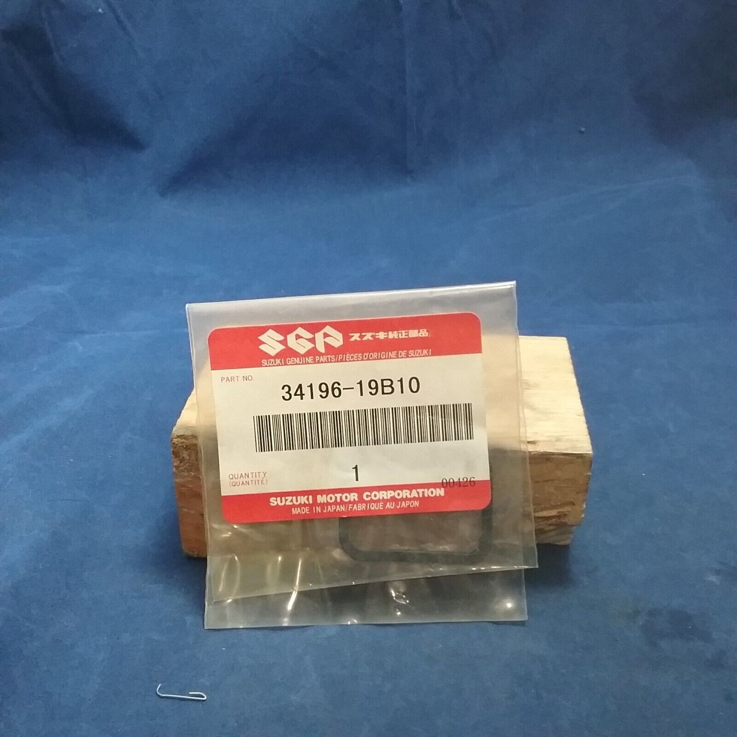 NEW GENUINE SUZUKI 34196-19B10 GASKET, SPEEDOMETER QUADRUNNER LT-4WD