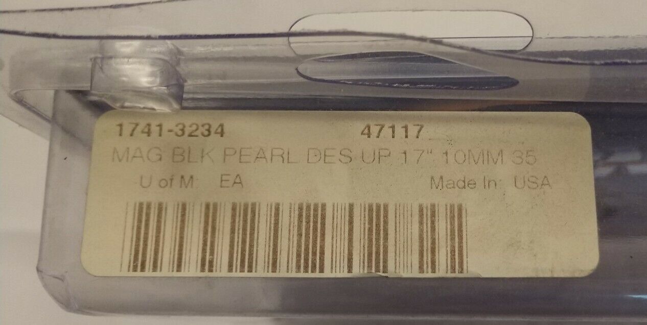 New Magnum Black Pearl Upper Brake Line / P/N 47117 / 17", 10MM, 35 Degrees