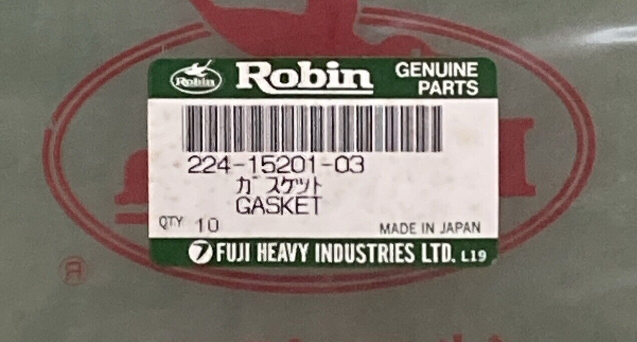 NEW GENUINE ROBIN SUBARU 224-15201-03 MAINBEARING COVER GASKET