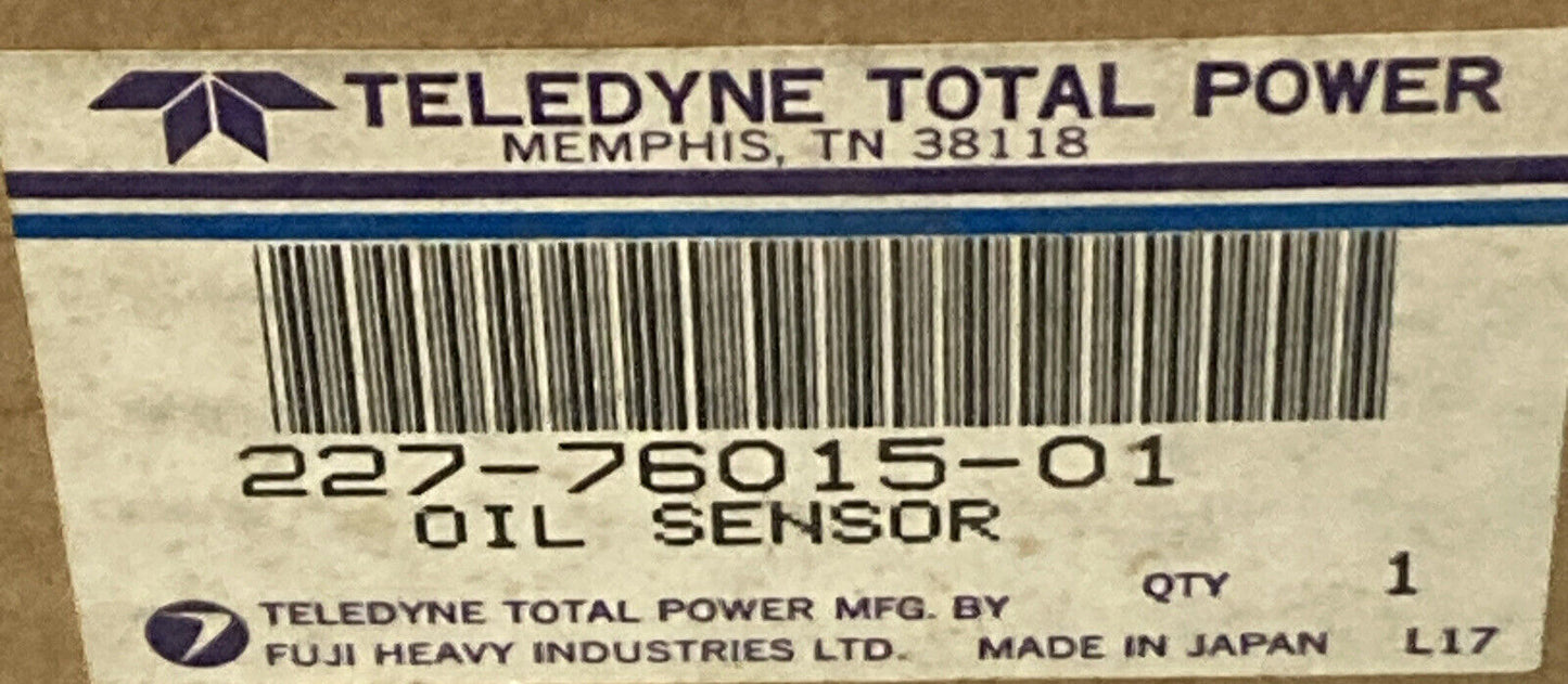 NEW GENUINE TELEDYNE TOTAL POWER 227-76015-01 OIL LEVEL SENSOR CARB SIDE