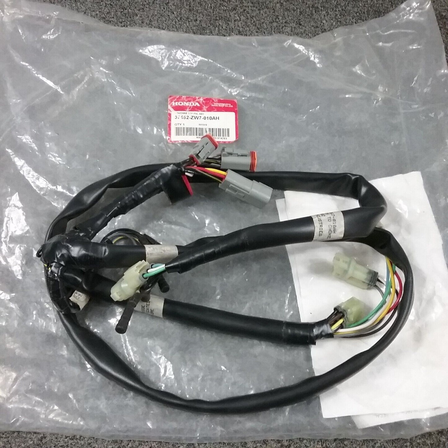 NEW GENUINE HONDA 37452-ZW7-010AH Push/Choke/Stop Panel Assembly