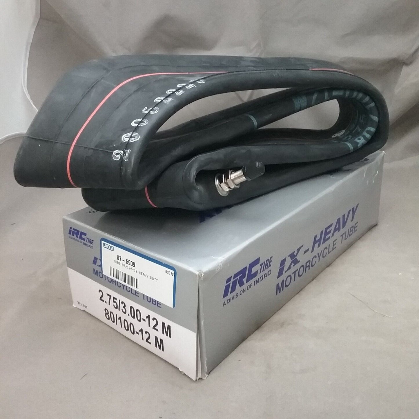 NEW IRC 87-5909 INNER TUBE 2.75/3.00-12 M 12IN TR4 80/100-12 M