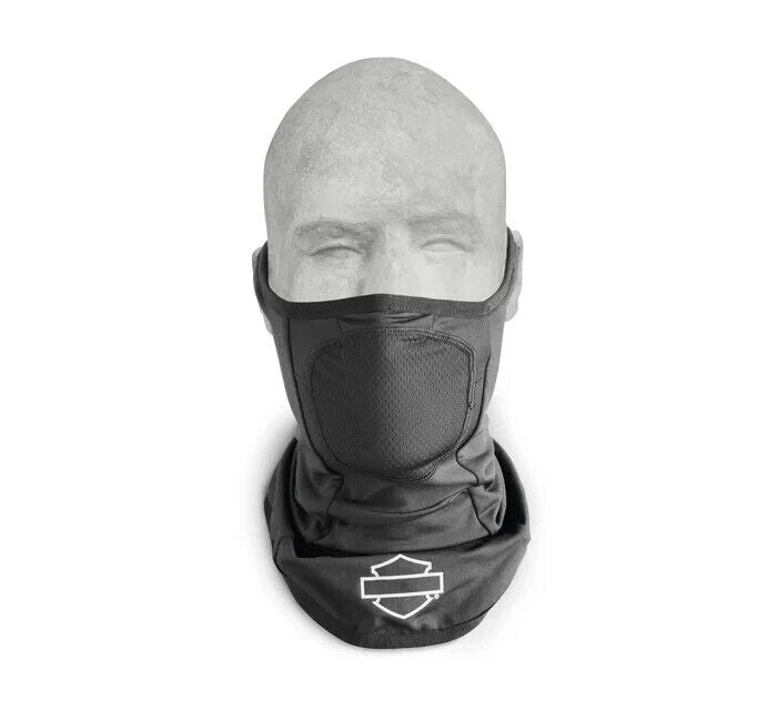 NEW GENUINE HARLEY DAVIDSON 97132-22VX Reflective Neoprene Face Mask BLACK XL