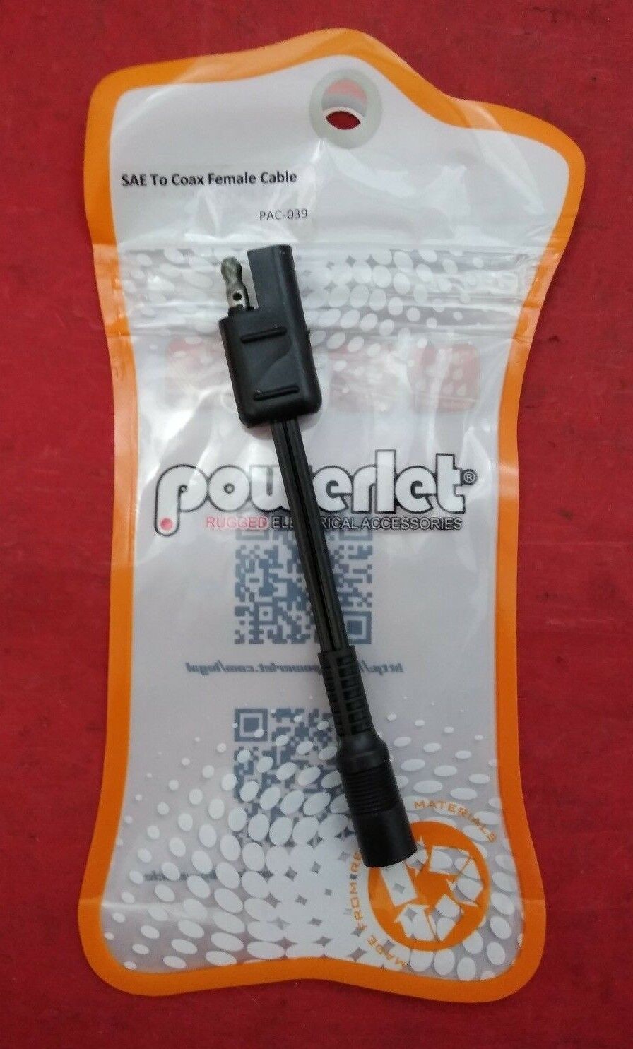 NEW Powerlet SAE To Coax Female Cable PAC-039